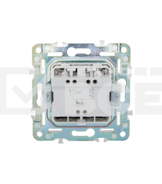 Выключатель IEK SKANDY SK-V09G 2-кл. 10А с индикацией графит SK-V20-1-10-K53