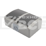 Блок из 2 розеток горизонтальный KRANZ INDUSTRIAL с заземлением открытой установки, IP54, серый, фото 1