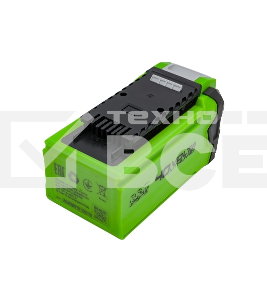 Аккумулятор с USB разъемом GreenWorks G40USB2 для техники 40V, 2 А.ч