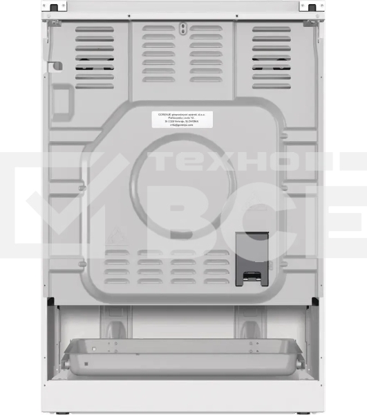 Плита комбинированная Gorenje GKS6C71WF белый, конфорок 4 газовых, духовка 71 л, 60 см x 85 см x 60 см