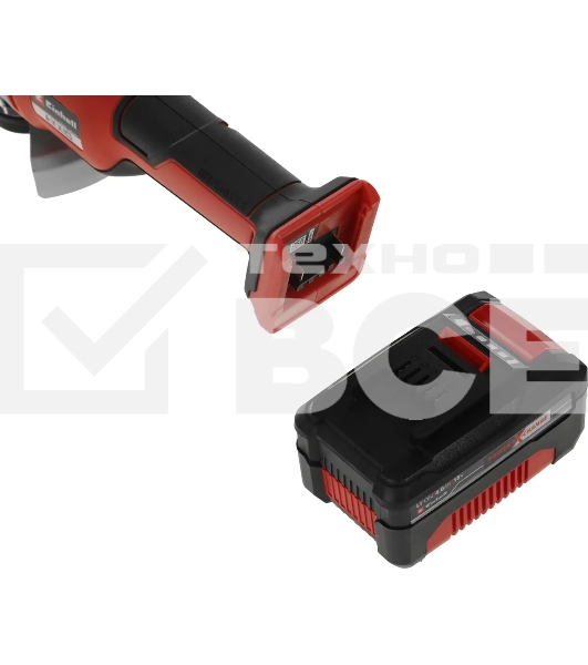 Угловая шлифовальная машина Einhell PXC AXXIO 8500об/мин рез.шпин.:M14 d=125мм (4431151SET)