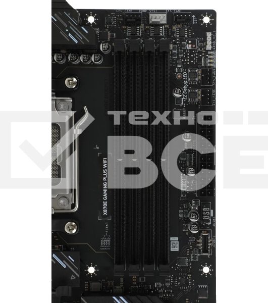 Материнская плата MSI X870E GAMING PLUS WIFI, AM5, AMD X870E, 4xDDR5, 4xSATA, 3xM.2, 1xPCIe 5.0 x16, 1xPCIe 4.0 x4, 2xPCIe 3.0 x1, 1xHDMI, 1xUSB Type-C, 1x5Gb LAN, Wi-Fi 7, Bluetooth 5.4, 2xUSB-C 20Gbps, 1xUSB-C 40Gbps, 2xUSB-A 5Gbps, 2xUSB-A 10Gbps, 4xUS