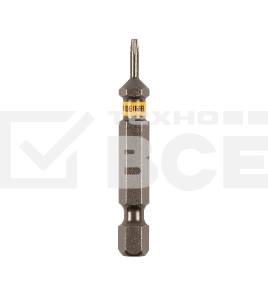Набор бит Denzel TORX 6х50, сталь S2, шестигранный профиль, 10 шт.