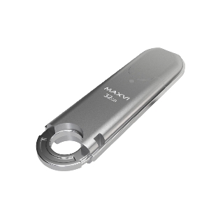 Флешка USB Maxvi P2 (FD32GBUSB20C10P2 silver), 32Gb, USB 2.0, R/W 12/5, серебристый