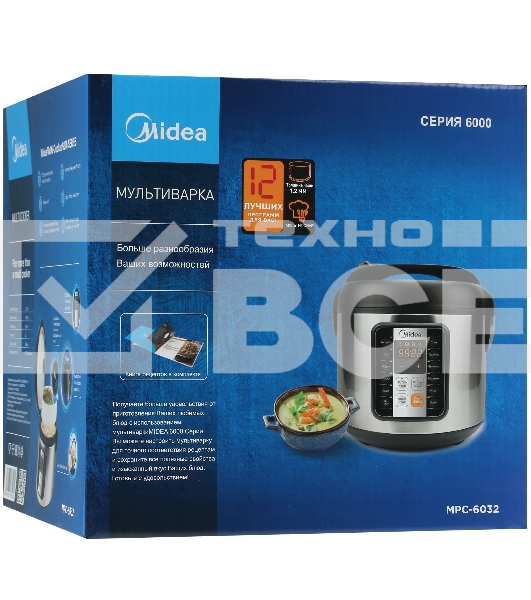 Мультиварка Midea MPC-6032 850 Вт, 5 л