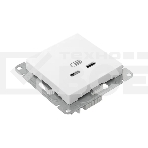 Розетка 2-м СП Эпика USB-C механизм бел. EKF UP1-SOW-2USBC, фото3