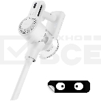 Пылесос вертикальный Kitfort КТ-5117 белый, питание от аккумулятора,  50 Вт, уборка сухая, пылесборник 0,5 л, фото2