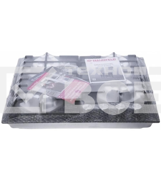 Газовая варочная панель Maunfeld EGHG.64.6CB/G, 4 конфорки, закаленное стекло, черный