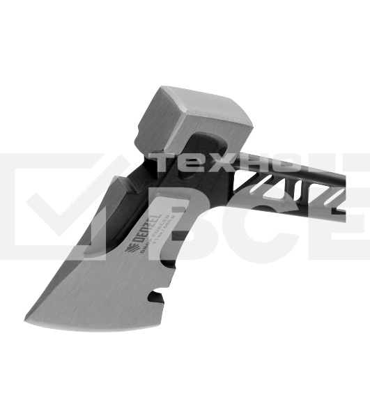 Топор цельнокованый Denzel 600 г, двухкомпонентная обрезиненная рукоятка