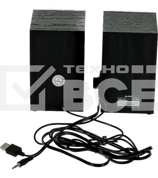 Акустическая система SVEN SPS-517, 2.0 черный
