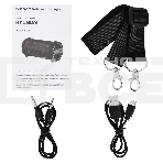 Колонка портативная Hyundai H-PAC220 черный/голубой 10W 1.0 BT/3.5Jack/USB, фото10