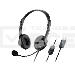 Проводные наушники Genius HS-230U черный, накладные, USB, фото2