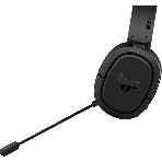Гарнитура ASUS TUF Gaming H1 Wireless чёрный, беспроводная + проводная, USB/USB-C, до 15 ч, виртуальный 7.1, шумоподавление микрофона, фото3