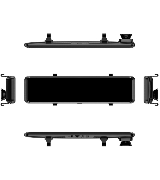 Видеорегистратор TrendVision MR-4K, 3840x2160, 11', с камерой заднего вида, GPS/ГЛОНАСС, Wi-Fi, G-сенсор, датчик движения, GPS-информатор