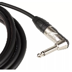 Кабель гитарный FORCE FGC-09/4.5L1/4' TS Jack - 1/4' TS Jack угловой, высококачественный, малошумящий с проводниками из безкислородной меди OFC, диаметр 6 мм, профессиональные металлические разъемы, длина 4,5 м, фото4