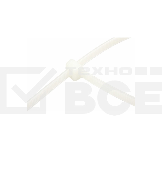 Стяжкa нейлоновая Rexant (07-0250-5) 5.0 х 250 мм 100 шт белый