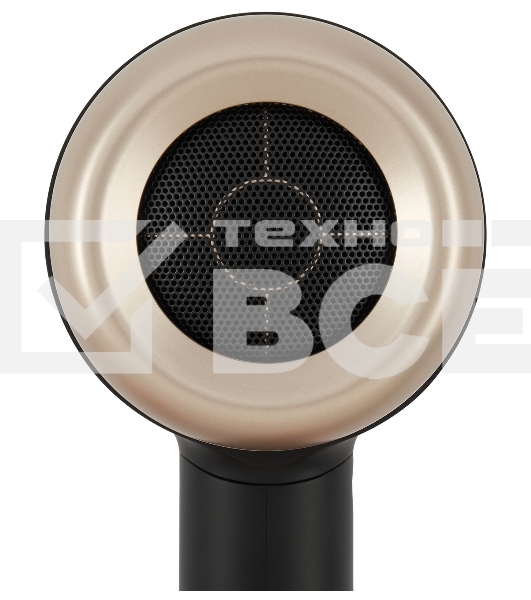 Фен Starwind SHD 7072 1800Вт черный/золотистый