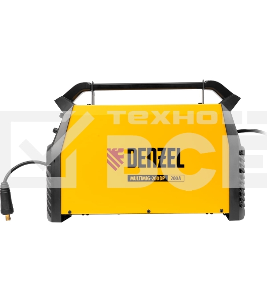 Аппарат инвертор. полуавтомат. сварки MultiMIG-200DP Synergy Double Pulse, 200 А, ПВ 80% Denzel