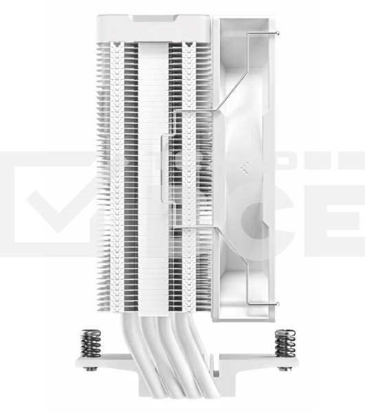 Кулер DEEPCOOL AG400 DIGITAL WH белый 120мм алюминий+медь 2100rpm 31.6db 4-pin 220W 152мм