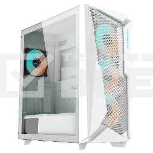 Корпус Gigabyte C301 Glass White MidTower, ATX, USB-C x1, USB3.0 x2, Audio I/O, GPU:400mm, Black, TG