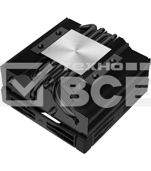 Кулер для процессора DEEPCOOL AN400 черный, 92 мм, алюминий/медь, 2950 об/мин, 23.2 дБ, 4 pin, 150 Вт, 52.5 мм