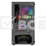 Корпус Powercase Mistral Micro D3B ARGB, Tempered Glass, 2x 140mm ARGB PWM+1x 120mm ARGB PWM, чёрный, mATX  (CMMDB-A3), фото6