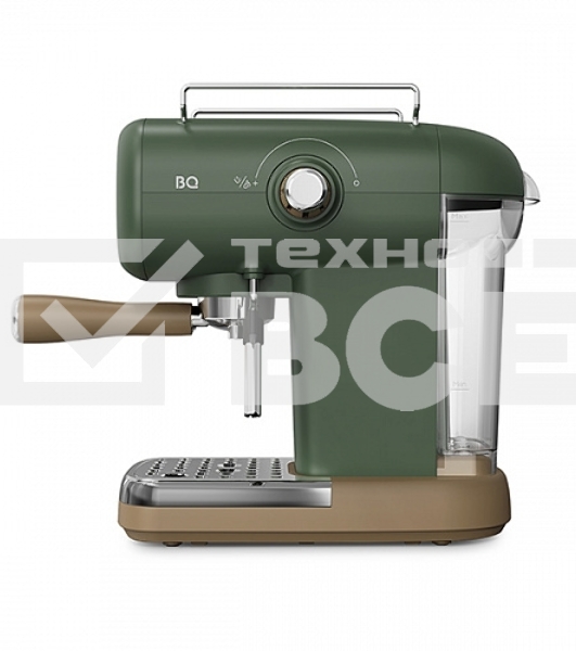 Кофеварка эспрессо BQ CM2005 зеленый, исп. кофе - молотый, 0.6 л, 1100 Вт, 20 Бар.
