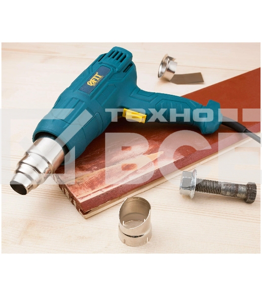 Фен технический FIT HG-2002 2000 Вт, 350/500 °C, 300/500 л/мин, коробка