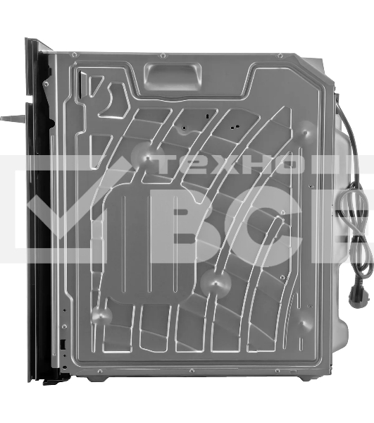 Духовой шкаф электрический встраиваемый Hyundai HEO 6772 IX черный