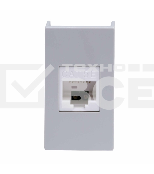 Розетка компьютерная DKC Viva 45138 RJ-45 кат.5E, 1 мод., серая