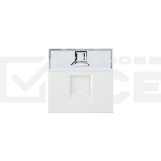 Розетка RJ-45 EKF PROxima, категории 5e (ширина 2 модуля), фото 1