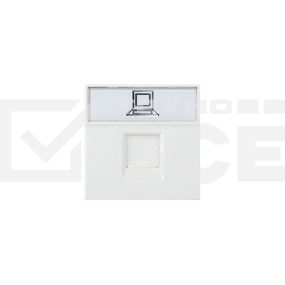 Розетка RJ-45 EKF PROxima, категории 5e (ширина 2 модуля)