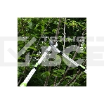 Сучкорез садовый телескопический усиленный облегченный Deli DL580423 630-870мм, макс. диаметр резки 25мм, сталь SK5, тефлоновое покрытие, прорезиненные рукоятки, фото3
