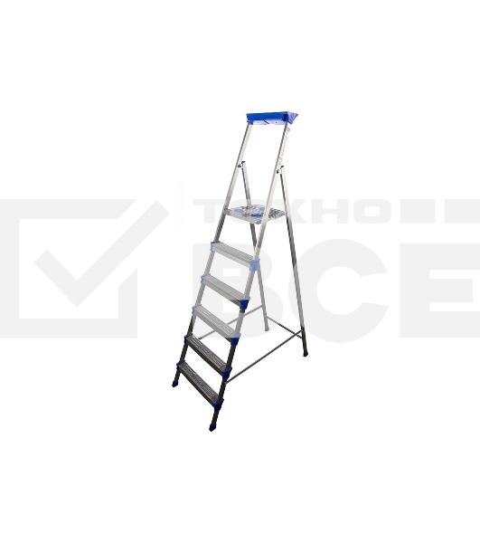 Стремянка НИКА СМ6, 6 широких ступеней