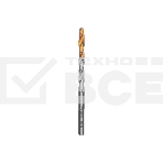 Сверло спиральное по металлу Denzel 5 x 86мм, Р6М5, Golden Tip, фото9