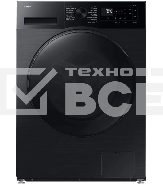 Стиральная машина Samsung WD90DG5G34BBLP загр.фронтальная макс.:9кг (с сушкой) черный