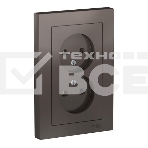 Розетка 2-м AtlasDesign без заземл. 16А в сборе мокко SchE ATN000620, фото5