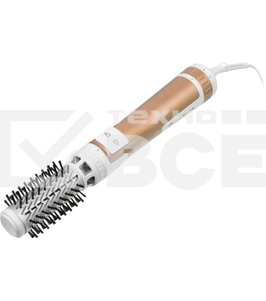 Фен-щетка роторная Rowenta CF9520F0, 1000Вт, бежевый