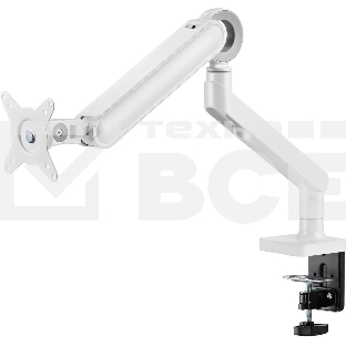 Кронштейн для мониторов Ultramounts UM719W белый 17'-35' макс.10.5кг крепление к столешнице поворот и наклон