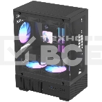 Корпус Formula Crystal Z1CM Plus AR v2 черный без БП mATX 5x120мм 1xUSB3.0 audio bott PSU, фото4
