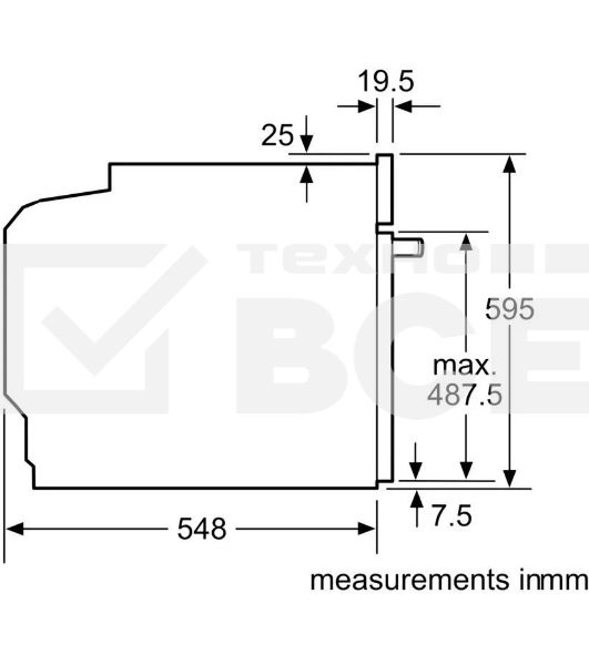 Духовой шкаф электрический Bosch HUA736EV0T белый
