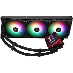 Водяное охлаждение для процессора Water Cooling System Thermalright Frozen Warframe 360 Ultra черный Argb (360мм, черный, ARGb/Fans: 3x120мм, 70.84CFM, 22.1dBA, 2000RPM/Pump height 60мм, 23dBA, 3000RPM, Rad thickness 27mm/S: 1200, 1700, 1851, 2011, 2066, 115X, AM5, AM4), фото3