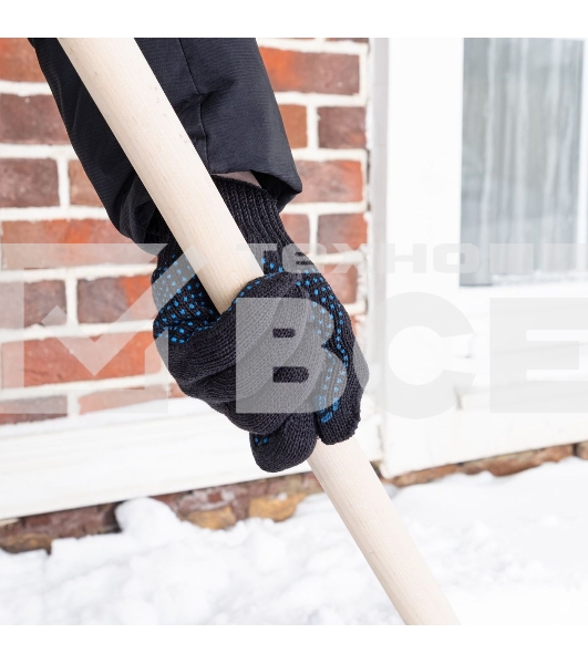 Перчатки трикотажные Сибртех, акрил, с ПВХ точкой, 7 класс