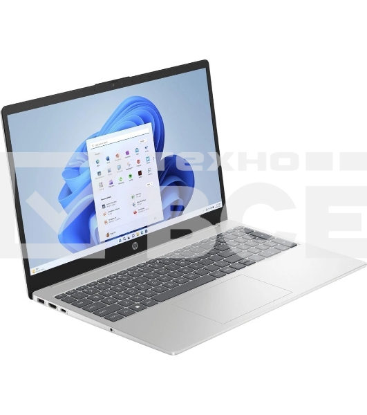 Ноутбук HP 15 15-fc0196nia 15.6'/IPS/AMD R5-7520U/8Gb/512Gb SSD/AMD Radeon 610M/noOS/серебристый/1.59kg