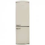 Холодильник Schaub Lorenz SLU S335C4E бежевый двухкамерный 230/94л морозилка снизу, No Frost, фото 1