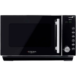 Микроволновая печь Steba MIC 2530 CERAMIC серебристый, 25 л, 900 Вт, переключатели - кнопки, поворотный механизм
