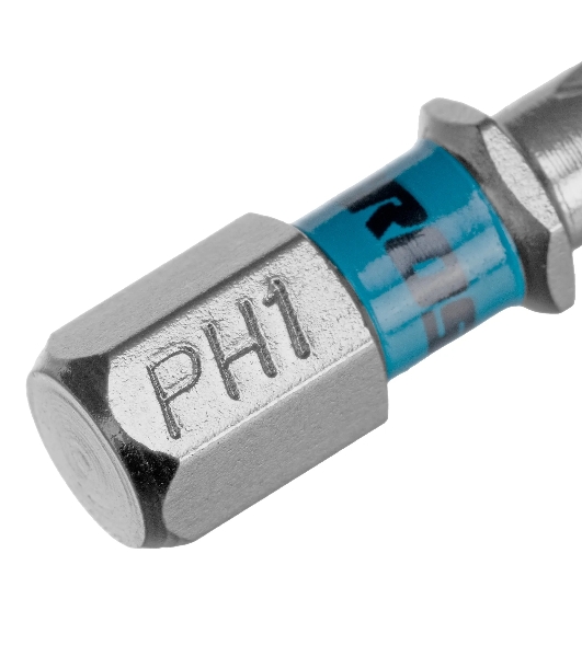 Бита Gross PH1х25мм, сталь S2, шестигр., 10 шт.