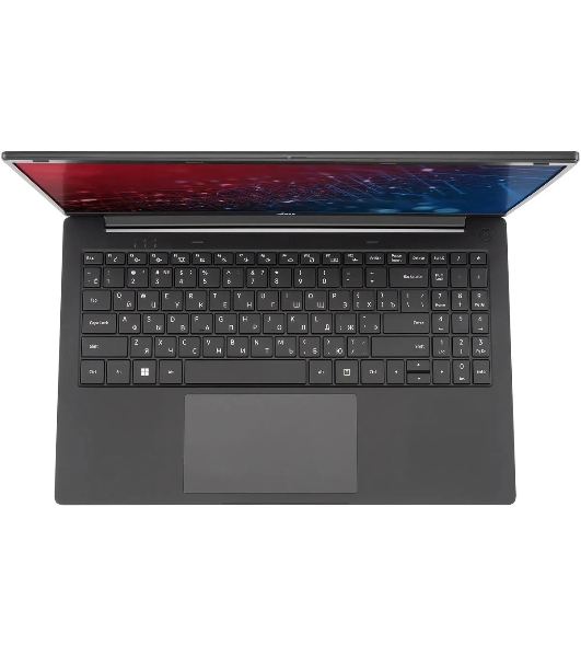 Ноутбук iRU Strato 15ALI/15.6'/IPS/Intel Core i7-12650H/16Gb/512Gb/SSD/Intel UHD Graphics/FreeDOS/черный/2.1kg