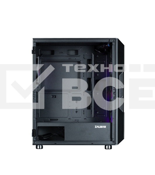 Компьютерный корпус ZALMAN I3 NEO ARGB BLACK, ATX, BLACK, FRONT MESH, WINDOW, 2x3.5