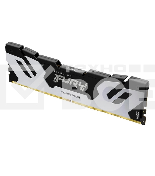 Оперативная память Kingston Fury Renegade Black, DDR5, 16GB, 7200MHz, CL38, с радиатором, чёрный